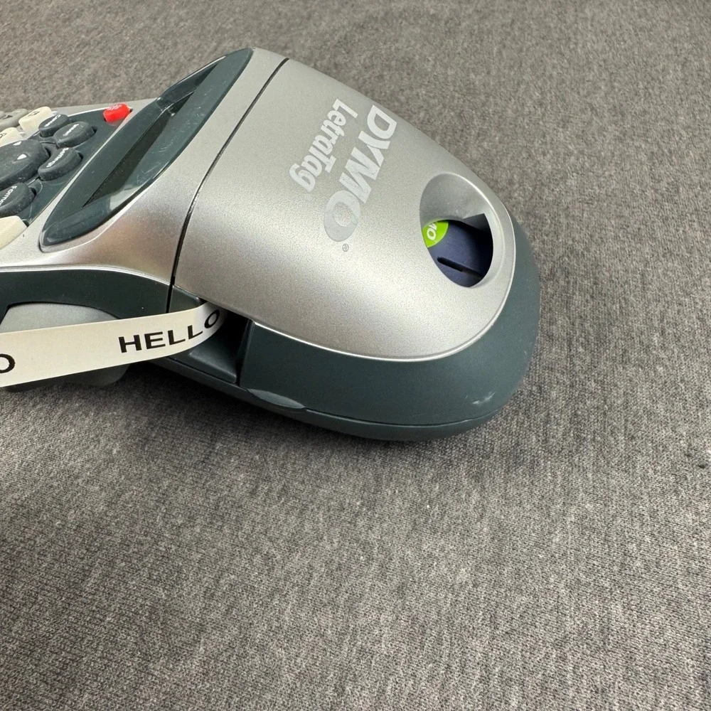 Dymo LetraTag Handheld Label Maker Silver Gray Portable‎ LT-100H Type